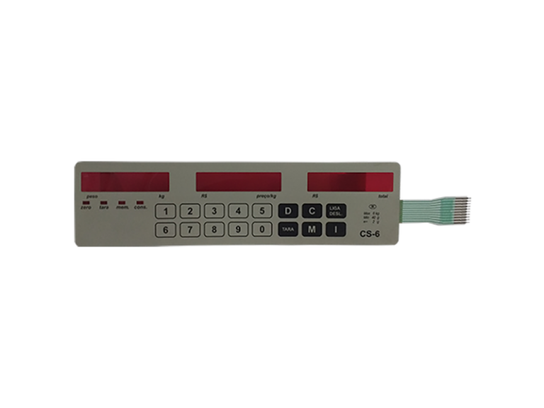 Teclado Balança CS 6 Led Classe III