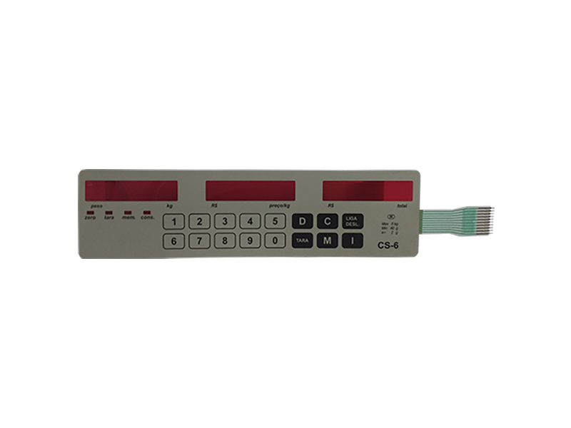 Teclado Balança CS 6 Led Classe III