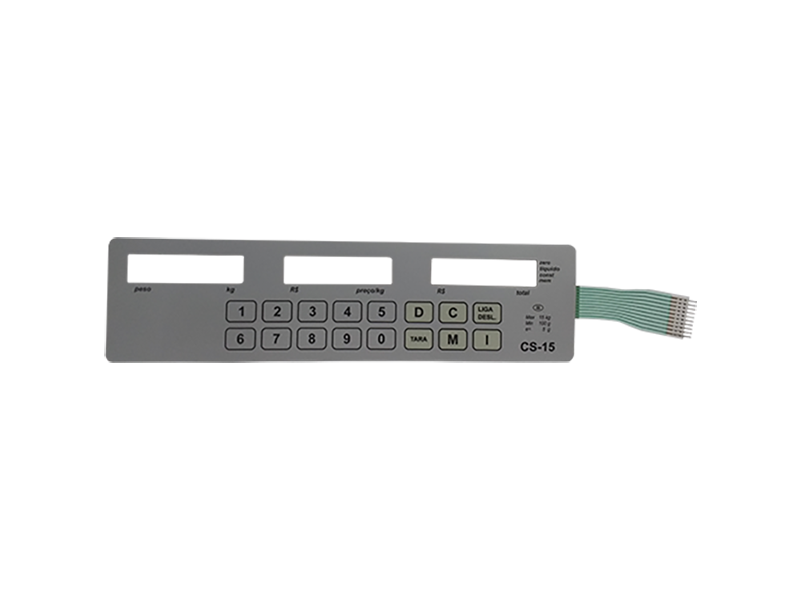 Teclado Balança CS Lcd Classe III Verde Água