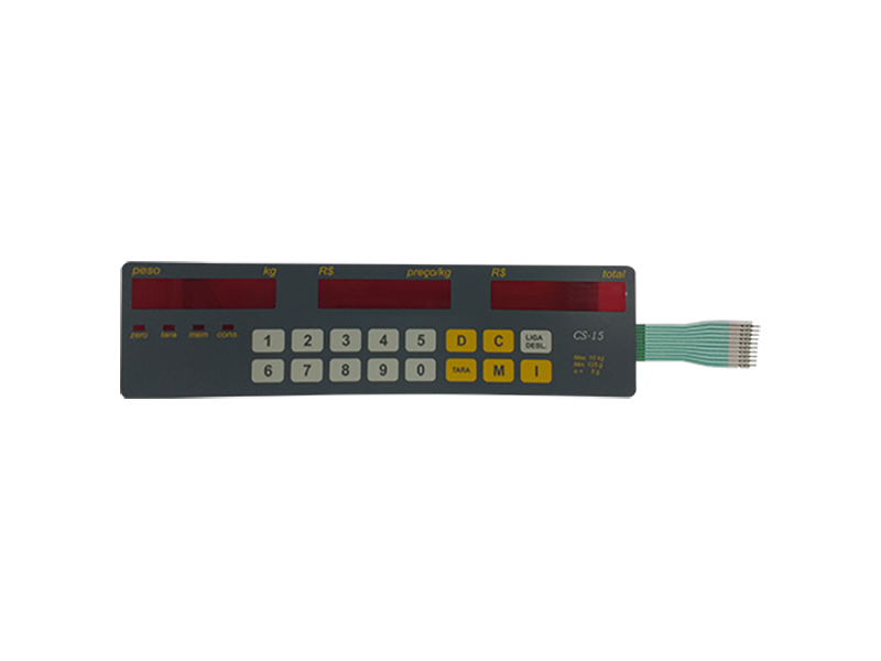 Teclado Balança CS Led Cinza