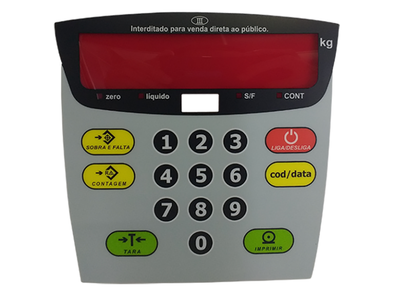 Teclado Balança IDM Led 16 Teclas