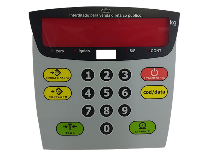 Teclado Balança IDM Led 16 Teclas