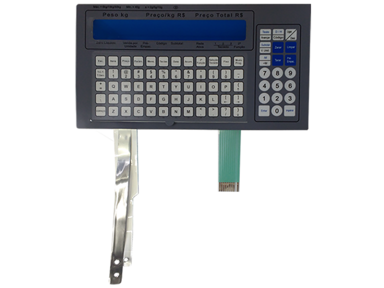 Teclado Balança Prix4 C Arruela de At Cinza