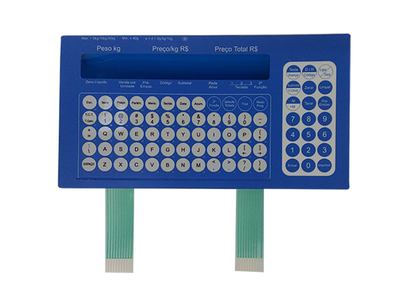 Teclado Balança Prix4 Flex Visor Azul